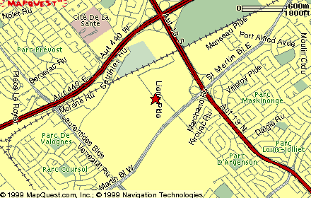 Map of Laval